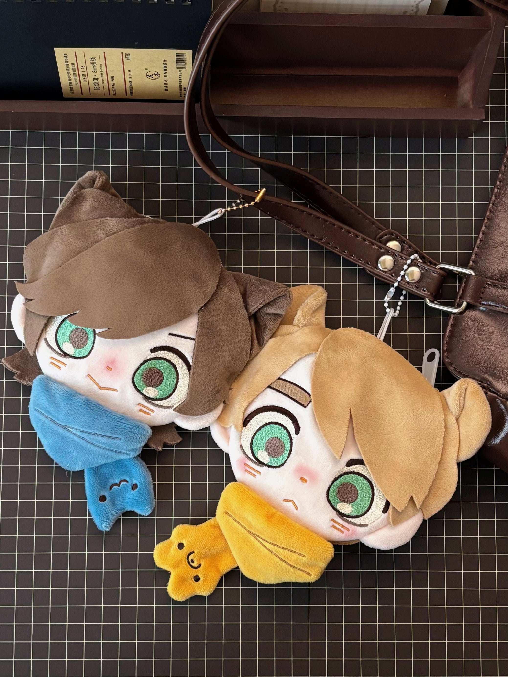 [Pre-order] Johnlock 15cm 2.5d Big-Head Plush Coin Purse Bag Charm