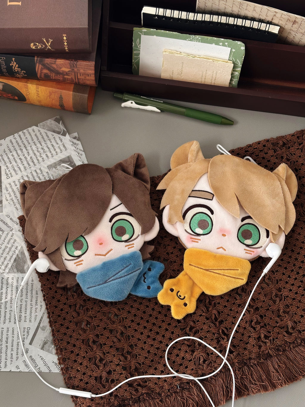 [Pre-order] Johnlock 15cm 2.5d Big-Head Plush Coin Purse Bag Charm